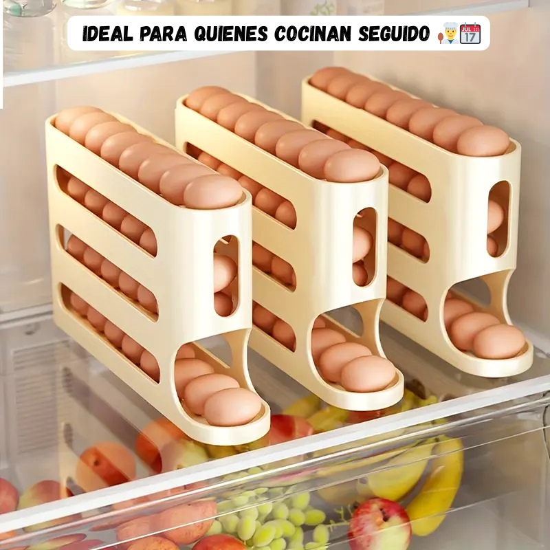 Dispensador De Huevos 4 Niveles huevera